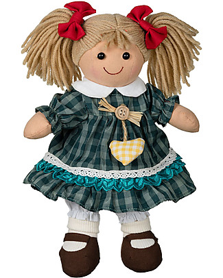 My Doll Anika Doll with Blue Dress - Handmade - 27 cm Dolls