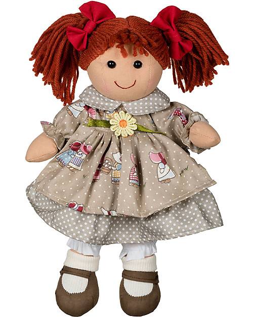 My Doll Chloe Doll with Dots Dress - Handmade - 27 cm Dolls