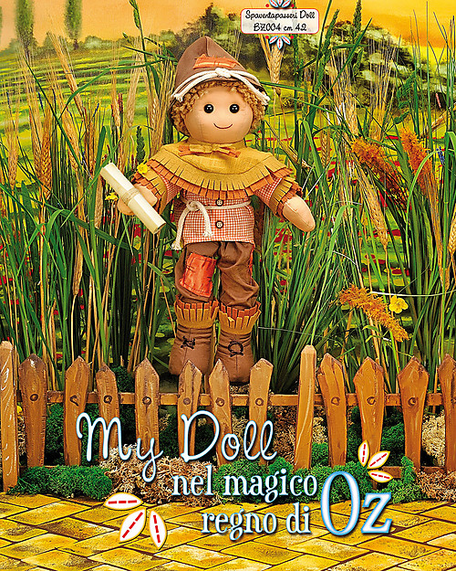My Doll Scarecrow Doll by "The Wizard of Oz" - Handmade - 42 cm Dolls