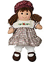 My Doll Yelena Doll with Check Dress - Handmade - 27 cm Dolls