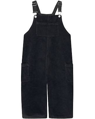 My Little Cozmo Cordouroy Overalls - Dark Grey - BCI Cotton Dungarees