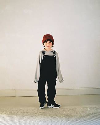 My Little Cozmo Cordouroy Overalls - Dark Grey - BCI Cotton Dungarees