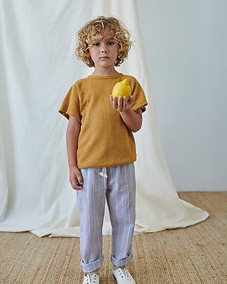 My Little Cozmo Double-Face Short-Sleeves Sweatshirt - Oil - Organic Cotton Oeko-Tex Certified T-shirts
