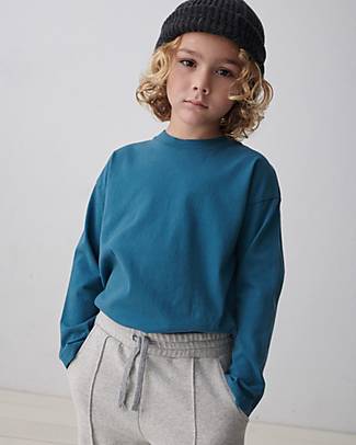 My Little Cozmo Long-sleeved T-shirt - Blue - GOTS Cotton Long Sleeves Tops