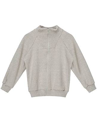 My Little Cozmo Organic Knit Jacket - Grigio Chiaro Jackets