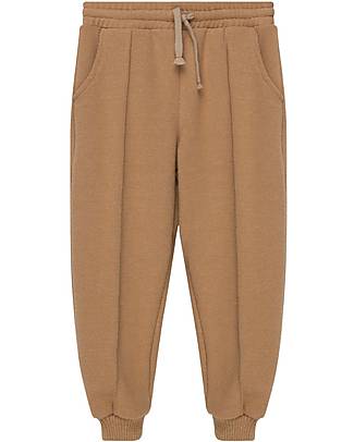 My Little Cozmo Organic Knit Pants - Camel Trousers
