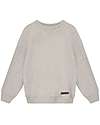 My Little Cozmo Organic Knit Sweater - Light Grey Sweatshirts