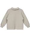 My Little Cozmo Organic Plush Sweatshirt - V Neckline - Light Grey Sweatshirts