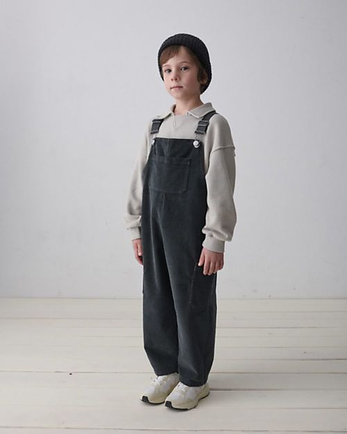 My Little Cozmo Organic Plush Sweatshirt - V Neckline - Light Grey Sweatshirts