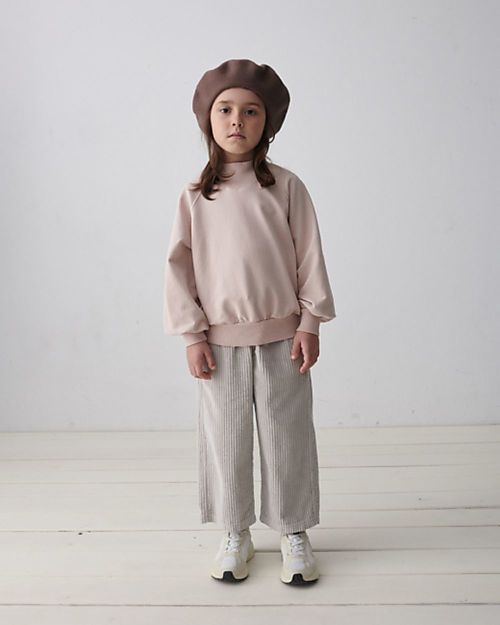 My Little Cozmo Organic Raglan Sweatshirt - Soft Pink Sweatshirts