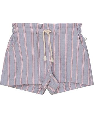 My Little Cozmo Shorts - Blue/Gray - Better Culture Initiative Certified - 100% Organic Cotton Shorts