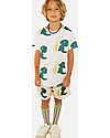 Nadadelazos Bermuda Crocodile - Beige - Organic Cotton French Terry Shorts