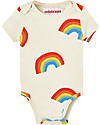 Nadadelazos Bodysuit Rainbows - Ivory - 100% Organic Cotton Short Sleeves Bodies