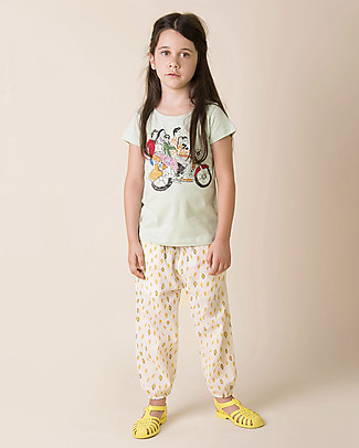 Nadadelazos Cardamom Yellow Pant - 100% Organic Cotton Cambric Trousers