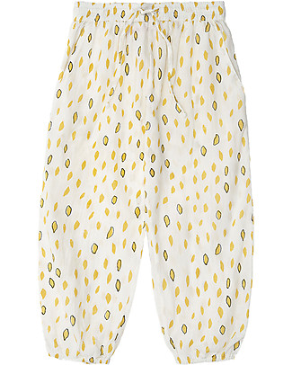 Nadadelazos Cardamom Yellow Pant - 100% Organic Cotton Cambric Trousers