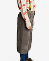 Nadadelazos Diana Culotte Pants - Grey - 100% Organic Cotton Corduroy Trousers