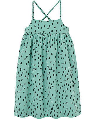 Nadadelazos Dress Seeds - Light Green - 100% Organic Cotton Dresses