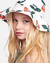Nadadelazos Kids Summer Hat Cherries - Ivory - 100% Organic Cotton Sunhats