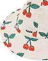 Nadadelazos Kids Summer Hat Cherries - Ivory - 100% Organic Cotton Sunhats