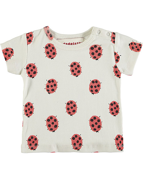Nadadelazos Lady Bug T-shirt - 100% organic cotton rib T-shirts