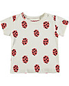 Nadadelazos Lady Bug T-shirt - 100% organic cotton rib T-shirts