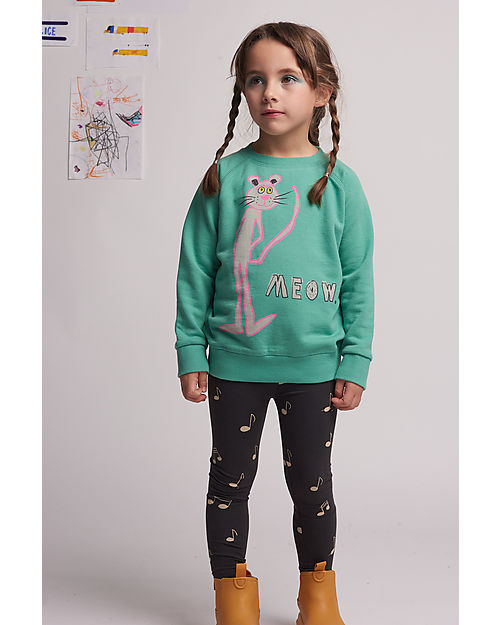 Nadadelazos Leggings - Notes - Black - Organic Cotton GOTS Leggings