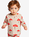 Nadadelazos Long Sleeve Baby Shirt - Magic Mushrooms - 100% Organic Cotton Long Sleeves Tops