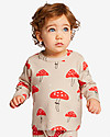 Nadadelazos Long Sleeve Baby Shirt - Magic Mushrooms - 100% Organic Cotton Long Sleeves Tops