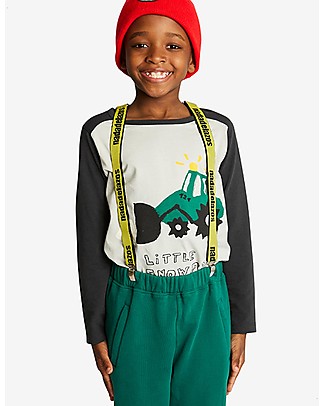 Nadadelazos Long Sleeve Shirt - Jimmy The Snowplow - 100% Organic Cotton Jersey Long Sleeves Tops