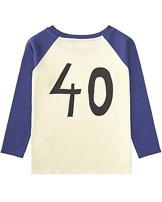 Nadadelazos Long-Sleeved T-Shirt -Basketball Player - Ivory - 100% Organic Cotton GOTS Long Sleeves Tops
