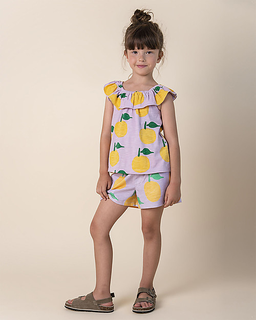 Nadadelazos Mango Shorts - 100% Organic Cotton Slub Jersey Shorts