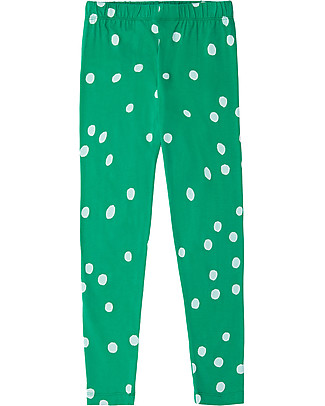 Nadadelazos Sonia Leggings - Green Dots - Cotton Leggings