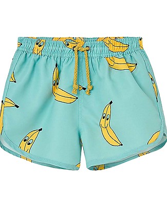 Nadadelazos Swim Shorts Banan Friends - Turquoise - with Drawstring Swimming Trunks