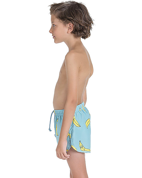 Nadadelazos Swim Shorts Banan Friends - Turquoise - with Drawstring Swimming Trunks