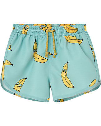 Nadadelazos Swim Shorts Banan Friends - Turquoise - with Drawstring Swimming Trunks