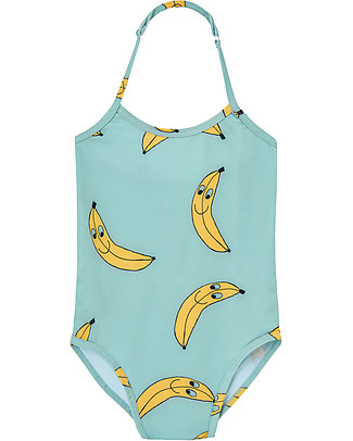 Nadadelazos Swimsuit Banana Friends - Turquoise - with Halter Strap Swimsuits