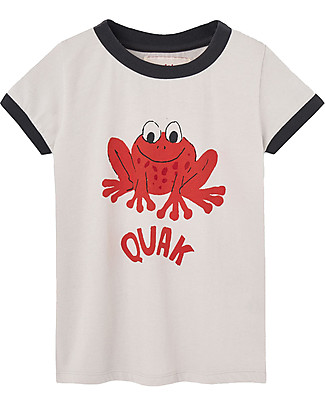 Nadadelazos T-shirt Quak - Light Grey - 100% Organic Cotton jersey T-Shirts And Vests