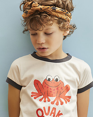 Nadadelazos T-shirt Quak - Light Grey - 100% Organic Cotton jersey T-Shirts And Vests