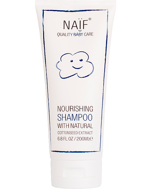 NAIF Baby Care Natural Baby Nourishing Shampoo - No Nasties (No SLES/SLS, Parabens, PEG, Mineral Oils) Baby Bath Wash and shampoo