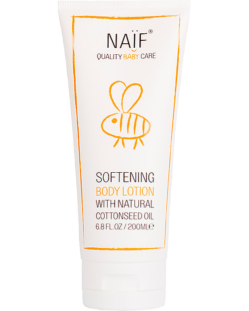 NAIF Baby Care Natural Softening Baby Body Lotion - No Nasties (No SLES/SLS, Parabens, PEG, Mineral Oils) Baby Creams and Oils