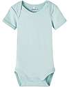 Name it 7 Pack Bodysuit - Short Sleeve - Blue Haze - Organic Cotton Short Sleeves Bodies