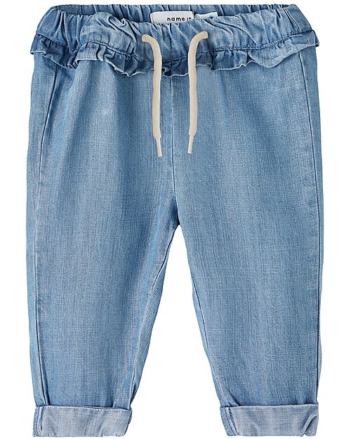 Name it Baggy Jeans - Light Blue - 100% Lyocell TENCEL Jeans