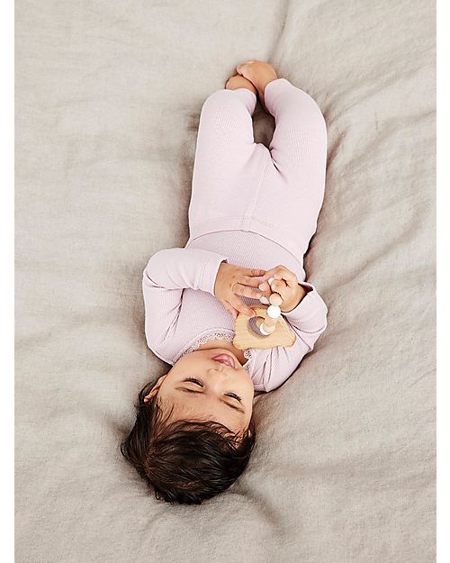 Name it Basic Ribbed Leggings - Violet Ice - Organic Cotton Leggings