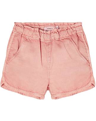 Name it Becky Baggy Fit Twill Shorts - Adobe Rose - 100% Tencel™Lyocell Shorts
