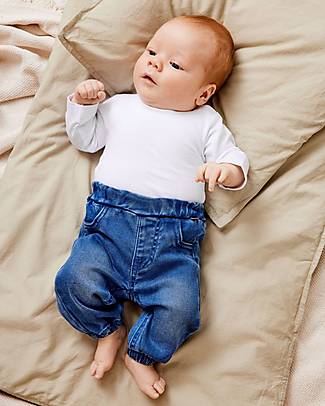 Name it Berlin Baggy Jeans - Blue - with Elastic Waist Jeans