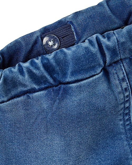Name it Berlin Baggy Jeans - Blue - with Elastic Waist Jeans