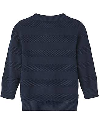 Name it Cardigan with Zip - Dark Sapphire - 100% Organic Cotton Cardigans