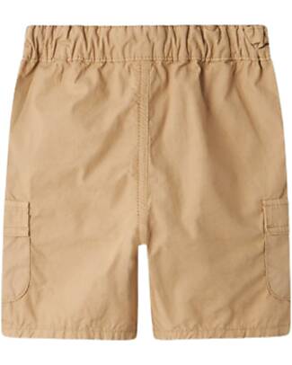 Name it Cargo Shorts - Beige - Elastic Waistband Shorts