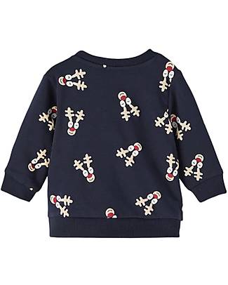 Name it Christmas Sweatshirt - Dark Blue - Organic Cotton Sweatshirts