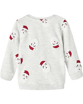 Name it Christmas Sweatshirt - Melange Grey - Organic Cotton Sweatshirts
